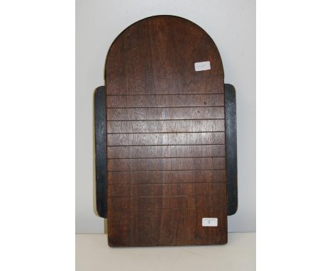 A vintage wooden shove halfpenny board 
