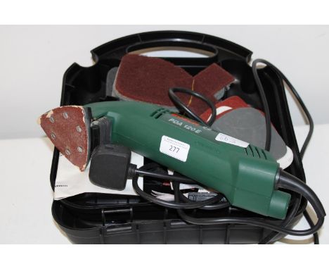 A cased Bosh sander 