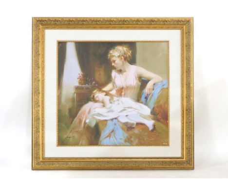 Pino DaeniMOTHER & CHILDReproduction print, signed in pen65cm x 65cm