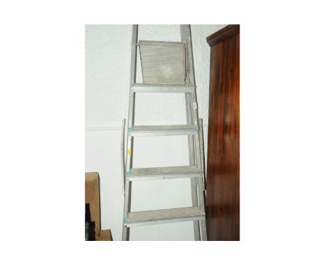 Six step aluminium step ladders 