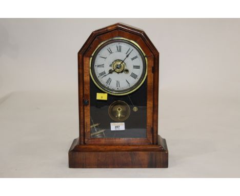 Cased Newhaven &amp; Co mantle clock, height 37 cm