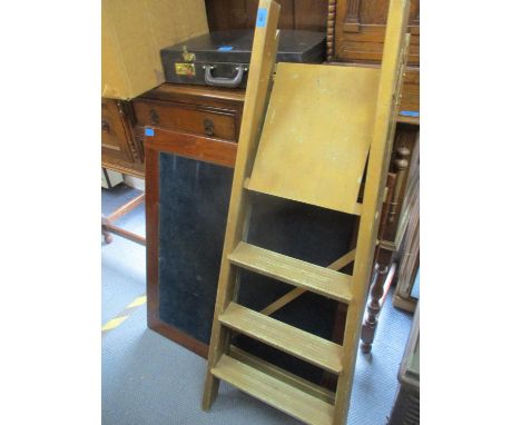 A vintage ladder and a card tableLocation: RWF 