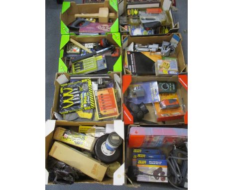 Tools to include a Power Shot staple gun, a boxed Pick and Hook set, electronic pliers and a Rebel Rotorzip spiral sawLocatio