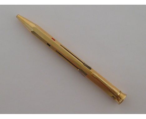 USUS, a rolled gold four colour pen, of octagonal design
 CONDITION REPORT: not in working order