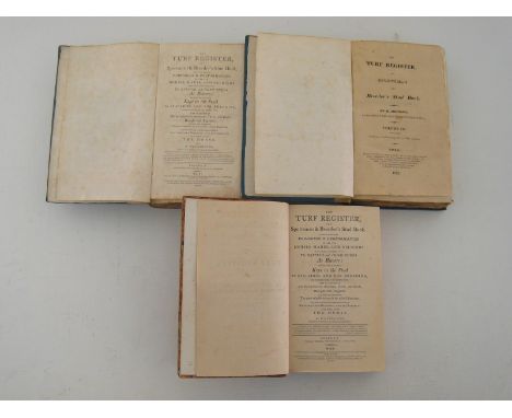 BOOKS: Pick, William, 'The Turf Register and Sportsman & Breeder's Stud Book', Volume I, restored, marble boards, half title,