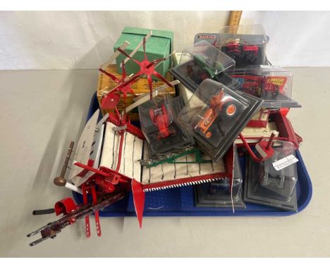 Collection of various boxed model tractors and farm implements to include Brian Norman and various others