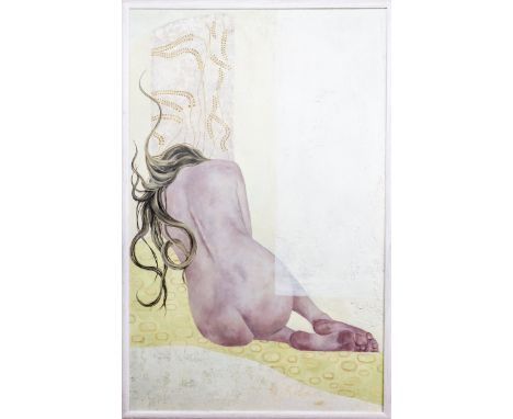 oil on board, signed, titled and dated 1999 verso framed image size 190cm x 120cm, overall size 198cm x 132cm  Note: Kelley-A