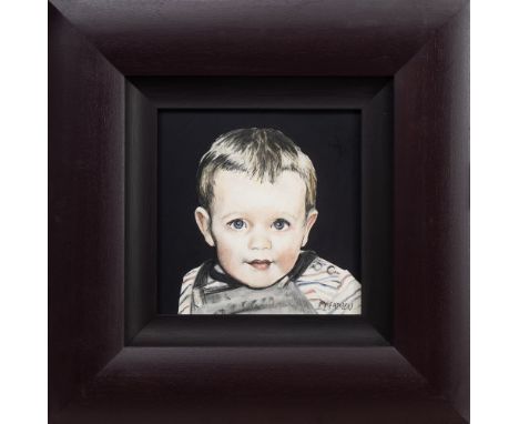 mixed media on paper, signed, titled verso framed and under glass image size 25cm x 25cm, overall size 49cm x 49cm