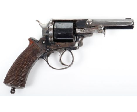 Fine 6 shot .320” Long Centrefire Double Action Revolver No.1719, closed frame, top strap engraved G. H. DAW.  57, THREADNEED