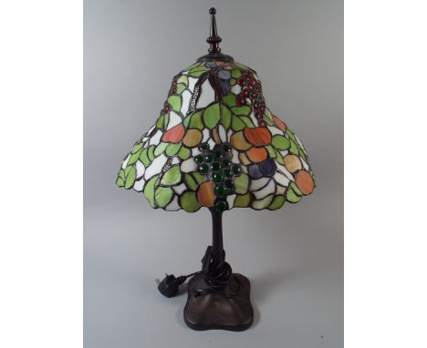 A Reproduction Tiffany Style Table Lamp.