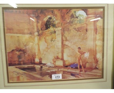 A Framed Russell Flint Print. 