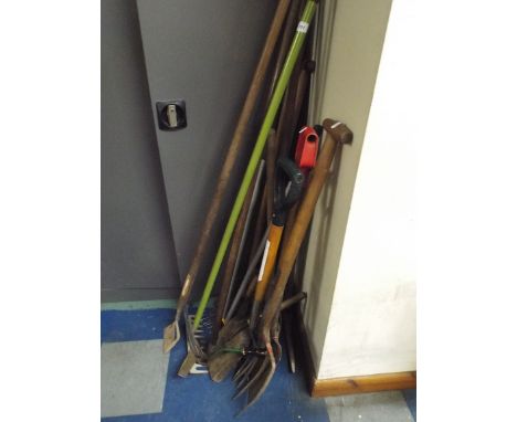 A Collection of Garden Tools. 