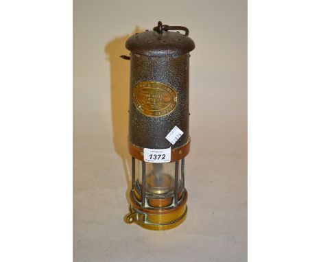Miner's safety lamp by E. Thomas and Williams Limited, Aberdare