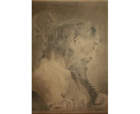 Quantity of unframed antique and later drawings, portrait and religious studies