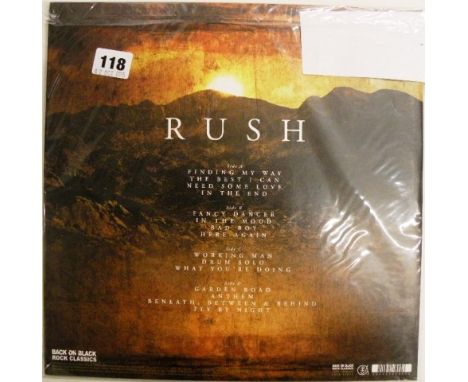 Vinyl - Rush ABC 1974 first American Broadcast sleeve vinyl, as new, ltd edn no. 255 180 gram coloured vinyl