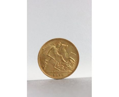 1914 Half Sovereign Gold Coin