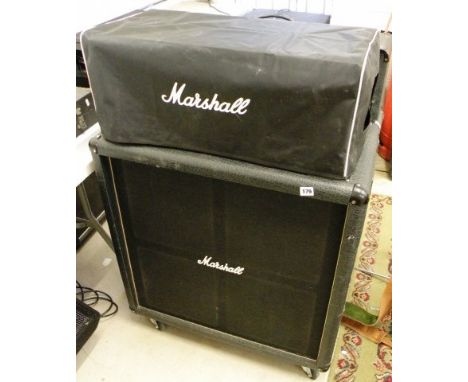 Marshall Bass Speakers model VBC412 and Marshall VBA400 Valve Bass Amplifier