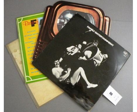 Vinyl - Four Family LP's including Anyway K 34002, Entertainment RSLP 6340, Bandstand K54006, Best of Family K 54023 sleeves 