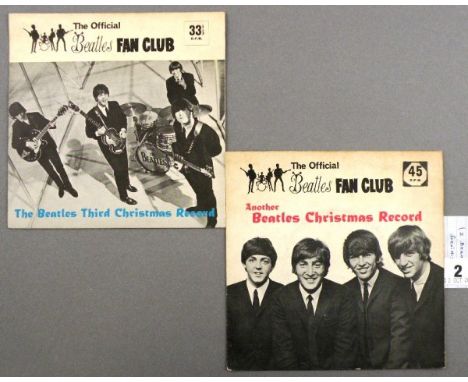 Vinyl - Two The Official Beatles Fan Club Flexidiscs including Another Beatles Christmas Record 1964 and The Beatles Third Ch