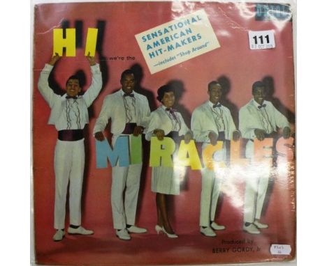 Vinyl - 1963 Hi We're The Miracles on Oriole PS40044, their first album on the label