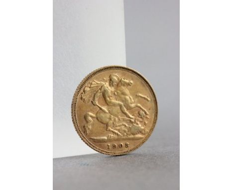 1903 Half Sovereign Gold Coin