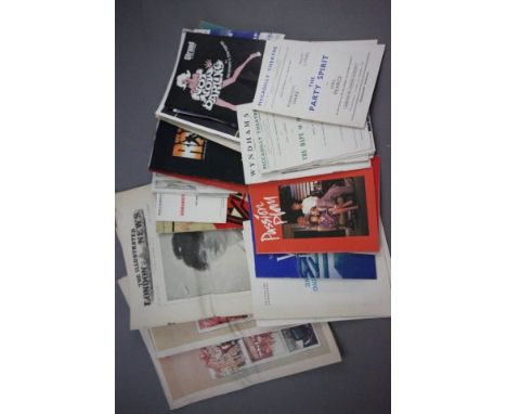 Collection of vintage theatre programmes including a 1932 The Leeds Sulviand programme signed throughout