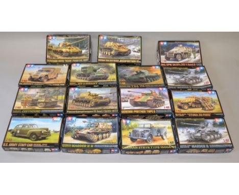 Tamiya Military 1/48 scale kits. All appear VGB (15)