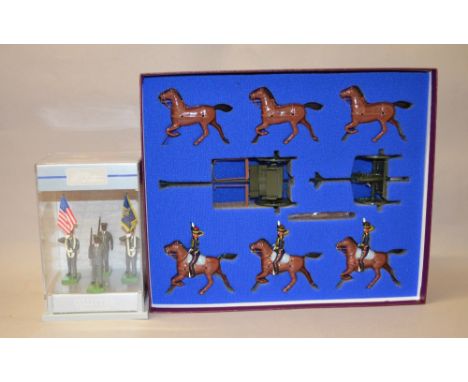 Modern Britains set - 8825 Royal Horse Artillery Gun Team, Kings Troop. Together with the US Army & Air Force presentation se