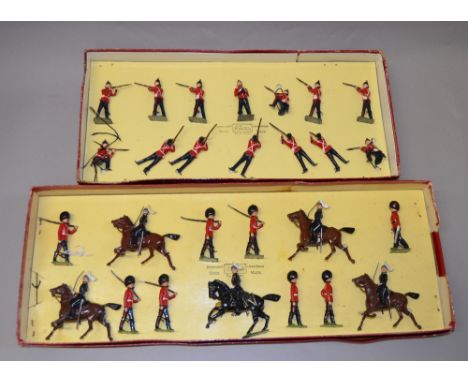 Two sets of Britains Soldiers including: No. 2086 Queens Royal Regiment (West Surrey); No.1637 Canadian Army Governor General