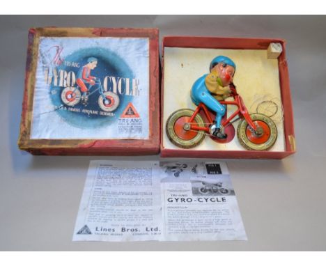 Chad Valley Gyrocycle in original box.