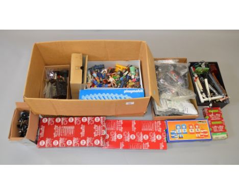 G Guage, Good quantity of spare parts & accessories. Includes 3 x LGB points, box of Playcraft curved track, quantity of G sc