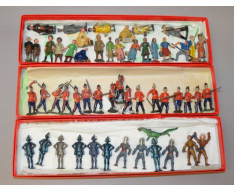 Quantity of good mixed lot of Britains figures including: Land Army Vicars etc. Overall G.