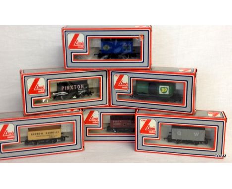 Lima 00 Goods Wagons -305607, 305633, 305614, 302715, 305612, 305605