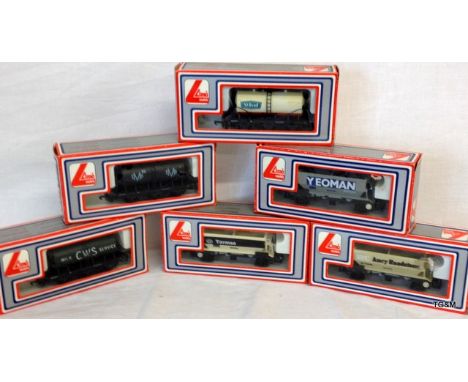 6 x Lima goods trucks 305641, 305642, 305644, 305635, 305639, 305636