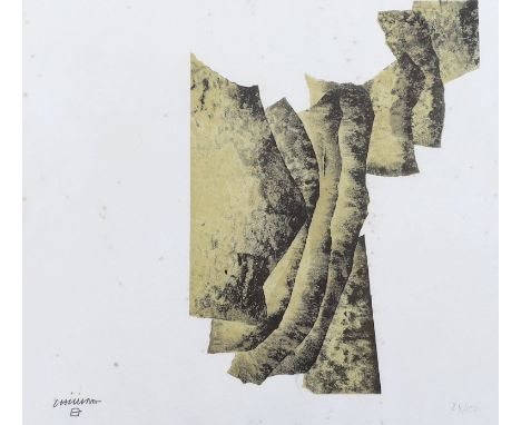 Eduardo Chillida (Spanish, 1924-2002), lithograph, 'Correlacion', signed in pencil, 24/150, 44 x 48.5cm