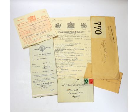 Churchill, Winston Leonard Spencer, (1874-1965) - A typed letter, addressed and signed in black ink, to Lt. Col. G.E.W. Lane: