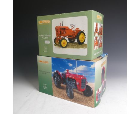 Universal Hobbies (1/16th scale) Massey Fergusson MF 35X Tractor, red, boxed, and Massey-Harris Pony 812 Tractor, red, boxed 