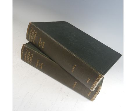 Pearson (R.S) and Brown (H.P); 'Commercial Timbers of India, their Distribution, supplies, anatomical structure...' 2 Vols, F