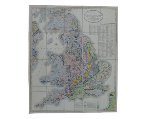 Geology;&nbsp;Smith (William) 'A New Geological Map of England and Wales with the Inland Navigations exhibiting the Districts