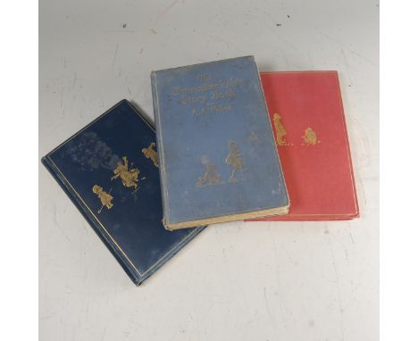 Milne (A.A); 'When we were Very Young', first edition pub. Methuen, London 1924, in publishers pictorial gilt blue cloth,&nbs