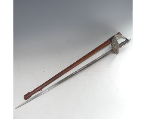 A George V officer's Sword with scabbard, the blade marked 'James Deakin &amp; Sons Limited, Sheffield', total length 103 cm.