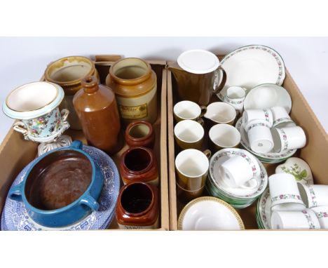 C.H Brannan bowl for Liberty & Co, Poole pottery coffee set, Foley China teaware, blue and white and other decorative ceramic