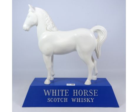 White Horse Scotch Whisky plastic pub advertising model, H45cm    Condition Report   Click here for further images, condition