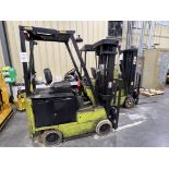 Clark EC500-530 2,600 Lb. Electric Forklift Truck, S/N E235-0095-6705FA