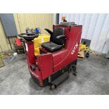 Factory Cat 34-D GTX Ride On Floor Scrubber, S/N 52142