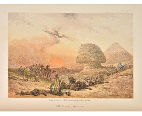 Roberts (David). The Holy Land, Syria, Idumea, Arabia, Egypt &amp; Nubia, 6 volumes in three, 1855-56, lithographed portrait 