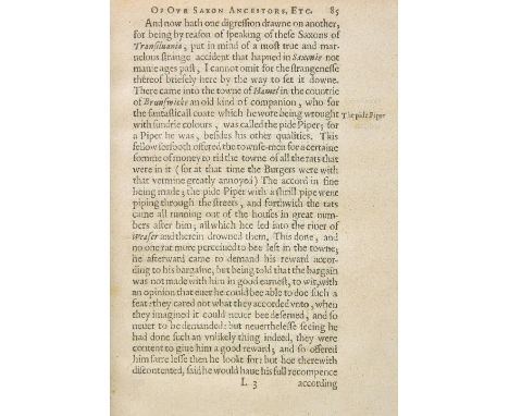 Verstegan (Richard). A Restitution of Decayed Intelligence: In Antiquities. Concerning the most noble and renowned English Na