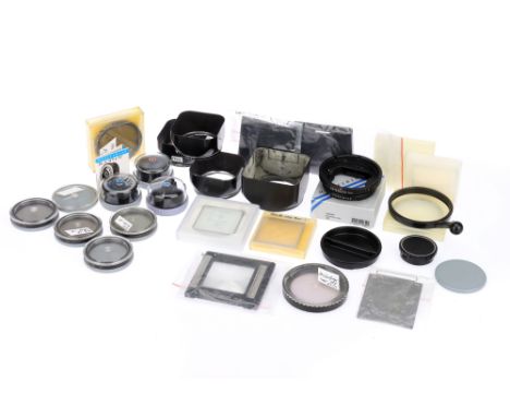 A Good Selection of Hasselblad Camera Accessories, to include a metered winding knob, in maker's bubble, two standard winding