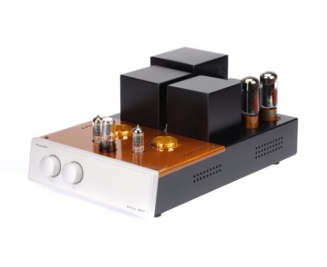 A Pureaudio PA-221SE OCCT Valve Amplifier, serial no. 06017, excellent cosmetic condition, power up and appear to function bu
