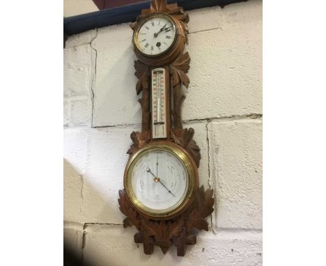 Late 19th / early 20th century Black Forest barometer